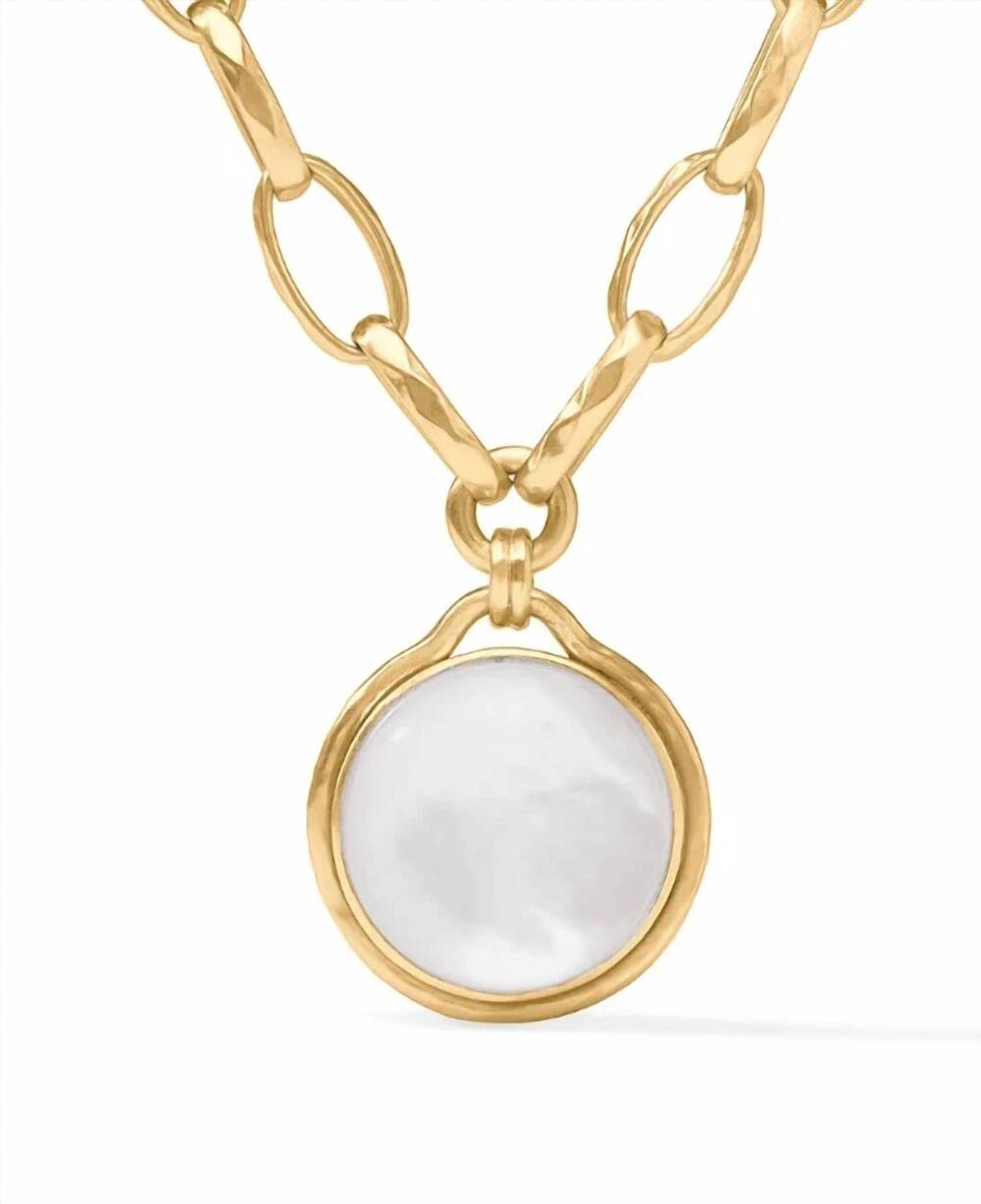 NEW JULIE VOS women's solara statement necklace in gold